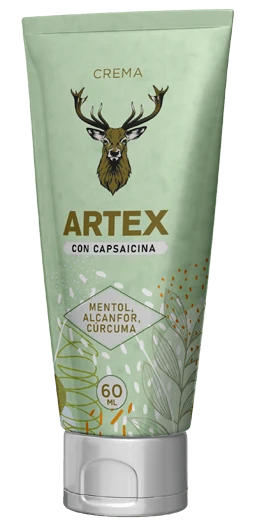 Tubo Artex crema articular 60 ml — Capsaicina, Mentol, Alcanfor y Cúrcuma para dolor articular en Guatemala