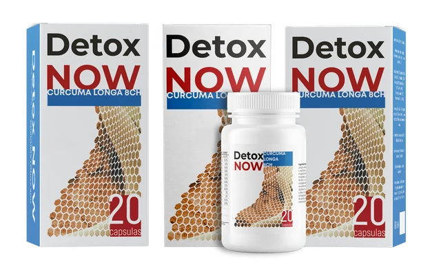 Frasco Detox Now 30 cápsulas — Epazote, Ajenjo, Semilla de Calabaza, Clavo, Cardo Mariano y Semilla de Papaya para limpieza intestinal en Guatemala