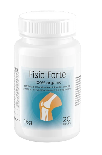 Frasco Fisio Forte 20 cápsulas — Glucosamina, Condroitina, Boswellia, MSM, Vitamina C y Magnesio para apoyo articular en Guatemala