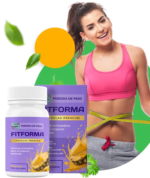 Frasco FitForma 30 cápsulas — Garcinia Cambogia, Té Verde, Frijol Blanco, Espirulina, L-Tirosina y Cromo picolinato para apoyo del peso en Guatemala