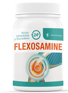 Frasco Flexosamine 20 cápsulas — Glucosamina sulfato, UC-II, MSM, Ácido Hialurónico, Harpagofito y Jengibre para articulaciones en Guatemala